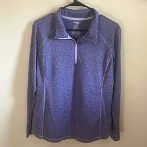 Danskin Semi-fitted Quarter Zip Pullover